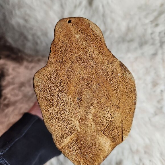 Vintage Rustic Primitive Unique Hand-Carved Wooden Root Vase - Picture 5 of 5